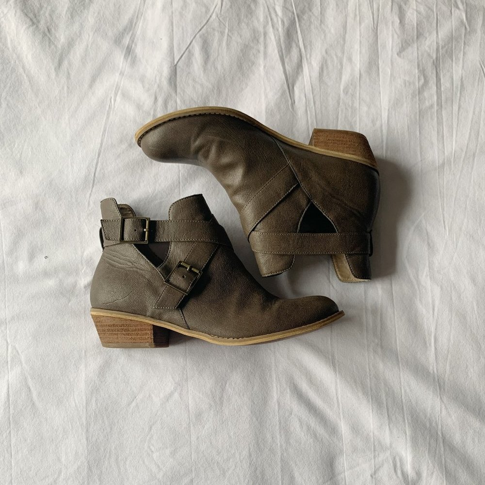 Taupe Booties